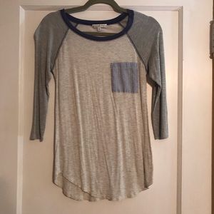 3/4 Sleeve Pocket Shirt